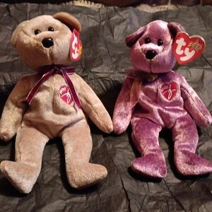 NWT TY BEANIE BABIES 1999 & 2000 SIGNATURE BEARS
